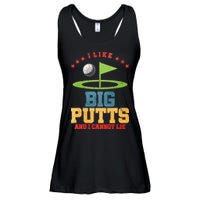 I like Big Putts And I Cannot Lie Funny Golf Ladies Essential Flowy Tank