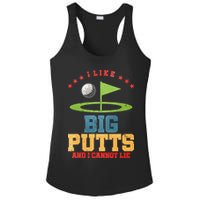 I like Big Putts And I Cannot Lie Funny Golf Ladies PosiCharge Competitor Racerback Tank