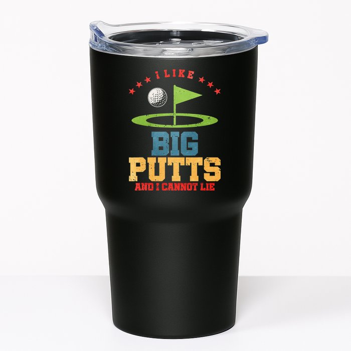 I like Big Putts And I Cannot Lie Funny Golf Tumbler
