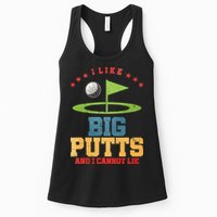 I like Big Putts And I Cannot Lie Funny Golf Womens Tank Top
