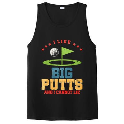 I like Big Putts And I Cannot Lie Funny Golf PosiCharge Competitor Tank