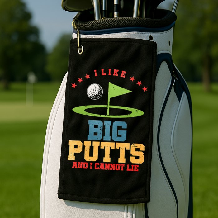I like Big Putts And I Cannot Lie Funny Golf Golf Towel