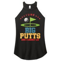 I like Big Putts And I Cannot Lie Funny Golf Women's Perfect Tri Rocker Tank