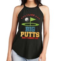 I like Big Putts And I Cannot Lie Funny Golf Women's Perfect Tri Rocker Tank