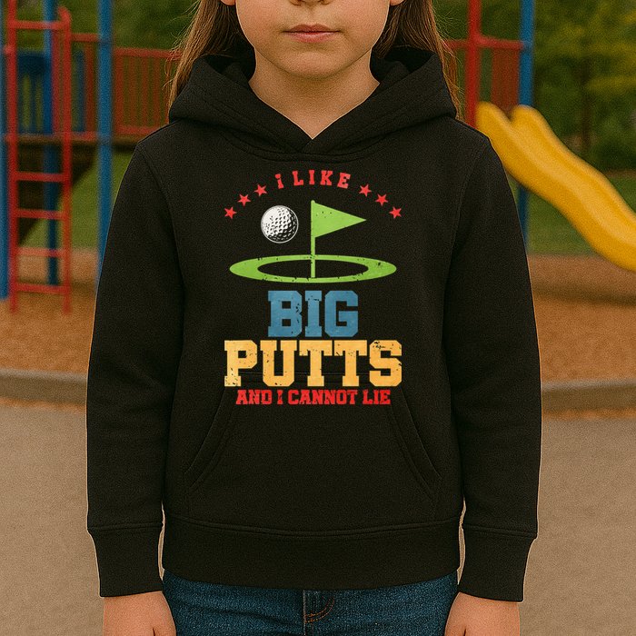 I like Big Putts And I Cannot Lie Funny Golf Kids Hoodie