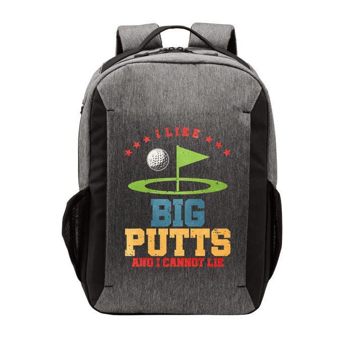 I like Big Putts And I Cannot Lie Funny Golf Vector Backpack