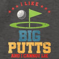 I like Big Putts And I Cannot Lie Funny Golf Vector Backpack