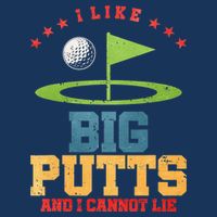 I like Big Putts And I Cannot Lie Funny Golf Infant Baby Jersey Bodysuit