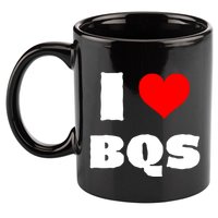 I Love Bqs 11oz C Handle Ceramic Mug