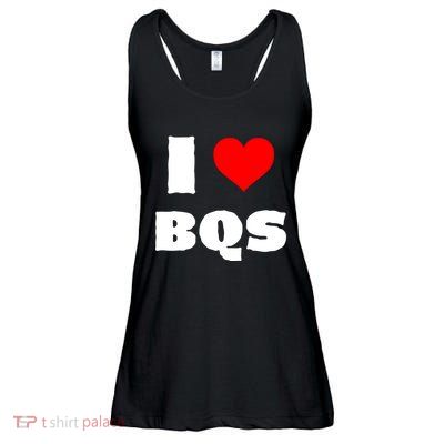 I Love Bqs Ladies Essential Flowy Tank