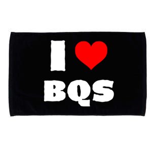 I Love Bqs Microfiber Hand Towel