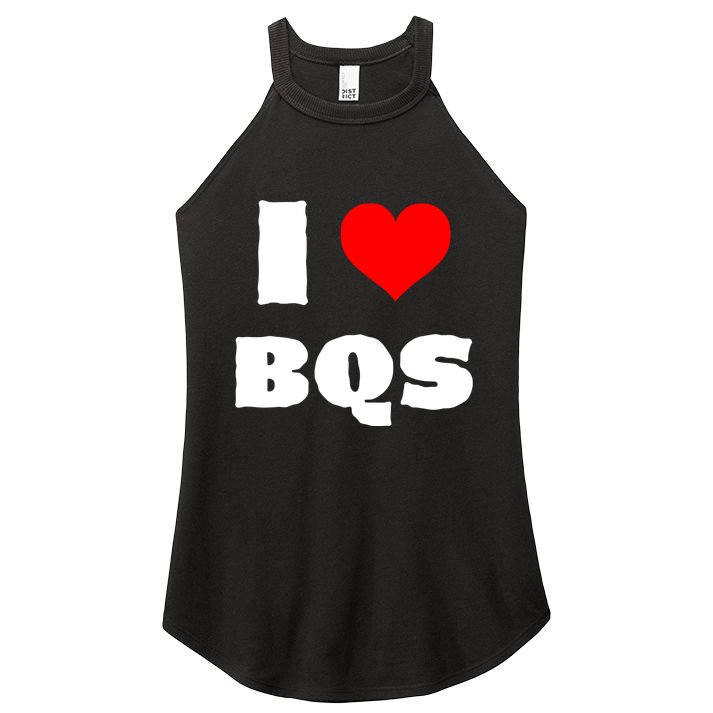 I Love Bqs Women's Perfect Tri Rocker Tank