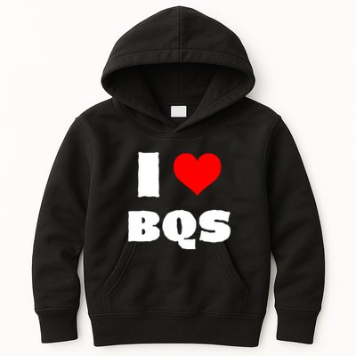 I Love Bqs Kids Hoodie