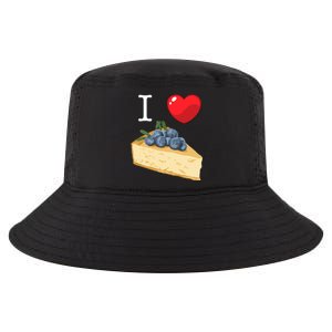 I Love Blueberry Cheesecake Lover Heart Cute Gift Cool Comfort Performance Bucket Hat