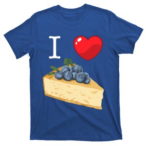 I Love Blueberry Cheesecake Lover Heart Cute Gift T-Shirt