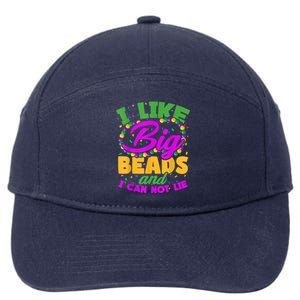 I Like Big Beads And I Can Not Lie. 7-Panel Snapback Hat