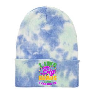 I Like Big Beads And I Can Not Lie. Tie Dye 12in Knit Beanie