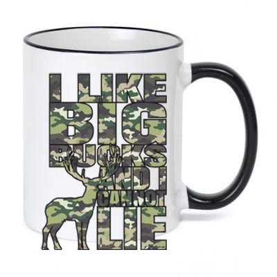 I Like Big Bucks And I Cannot Lie Hunting Deer Archery Rifle Gift 11oz Black Color Changing Mug