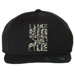 I Like Big Bucks And I Cannot Lie Hunting Deer Archery Rifle Gift Wool Snapback Cap