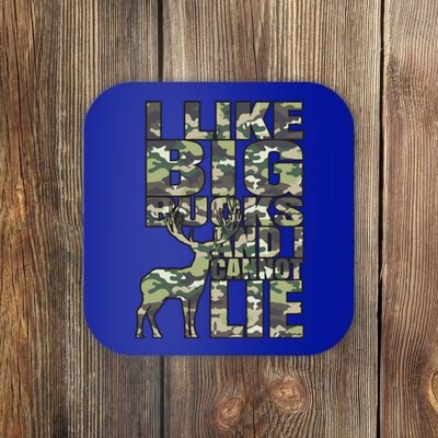 I Like Big Bucks And I Cannot Lie Hunting Deer Archery Rifle Gift Coaster