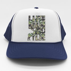 I Like Big Bucks And I Cannot Lie Hunting Deer Archery Rifle Gift Trucker Hat