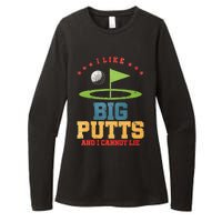 I Like Big Putts And I Cannot Lie Funny Golf Player Womens CVC Long Sleeve Shirt