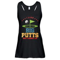 I Like Big Putts And I Cannot Lie Funny Golf Player Ladies Essential Flowy Tank