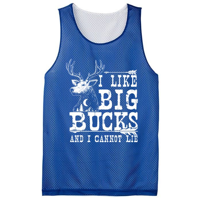 I Like Big Bucks And I Cannot Lie Gift Deer Hunting Gift Mesh Reversible Basketball Jersey Tank