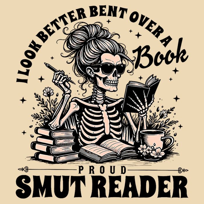 I Look Better Bent Over A Book Smut Reader Drawstring Bag