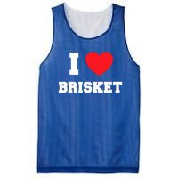 I Love Brisket Gift Mesh Reversible Basketball Jersey Tank