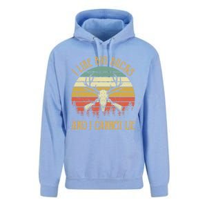 I Like Big Bucks And I Cannot Lie Gift Funny Deer Hunting Gift Unisex Surf Hoodie