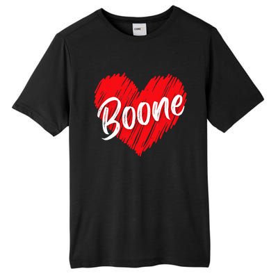 I Love Boone Heart Personalized Name Boone Tall Fusion ChromaSoft Performance T-Shirt