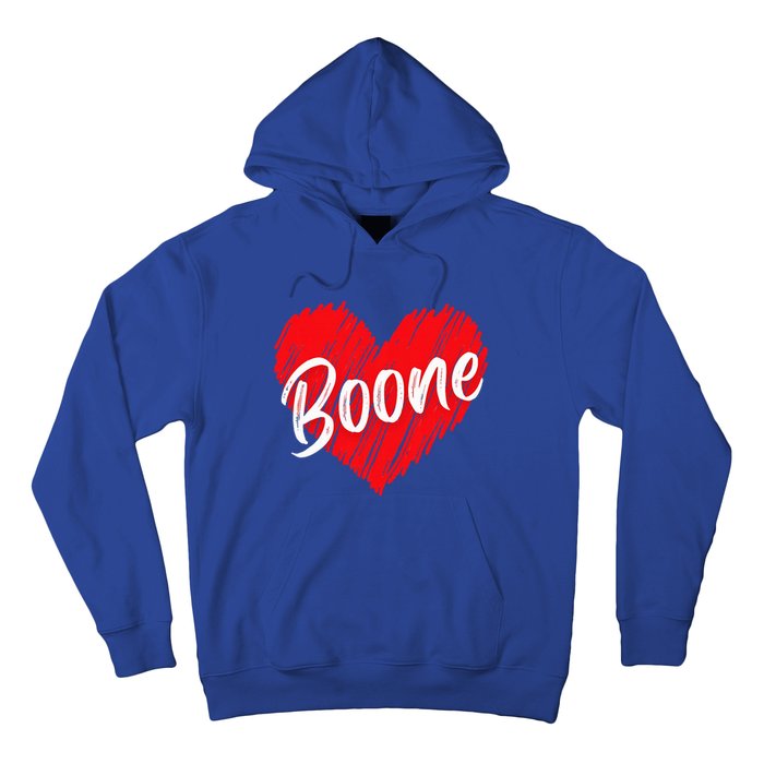 I Love Boone Heart Personalized Name Boone Hoodie