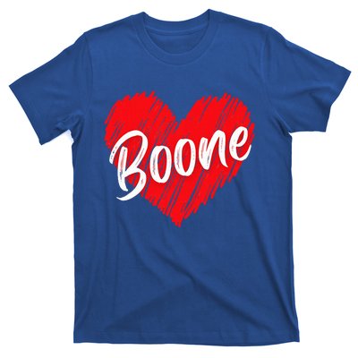 I Love Boone Heart Personalized Name Boone T-Shirt