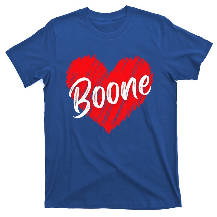 I Love Boone Heart Personalized Name Boone T-Shirt