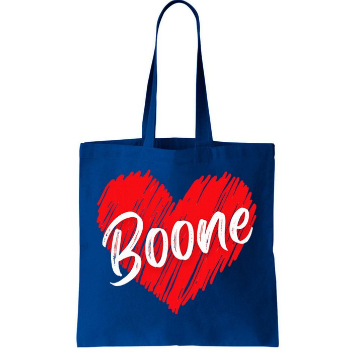 I Love Boone Heart Personalized Name Boone Tote Bag