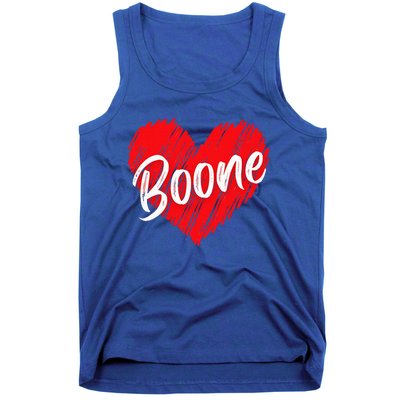 I Love Boone Heart Personalized Name Boone Tank Top