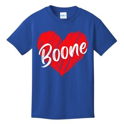 I Love Boone Heart Personalized Name Boone Kids T-Shirt