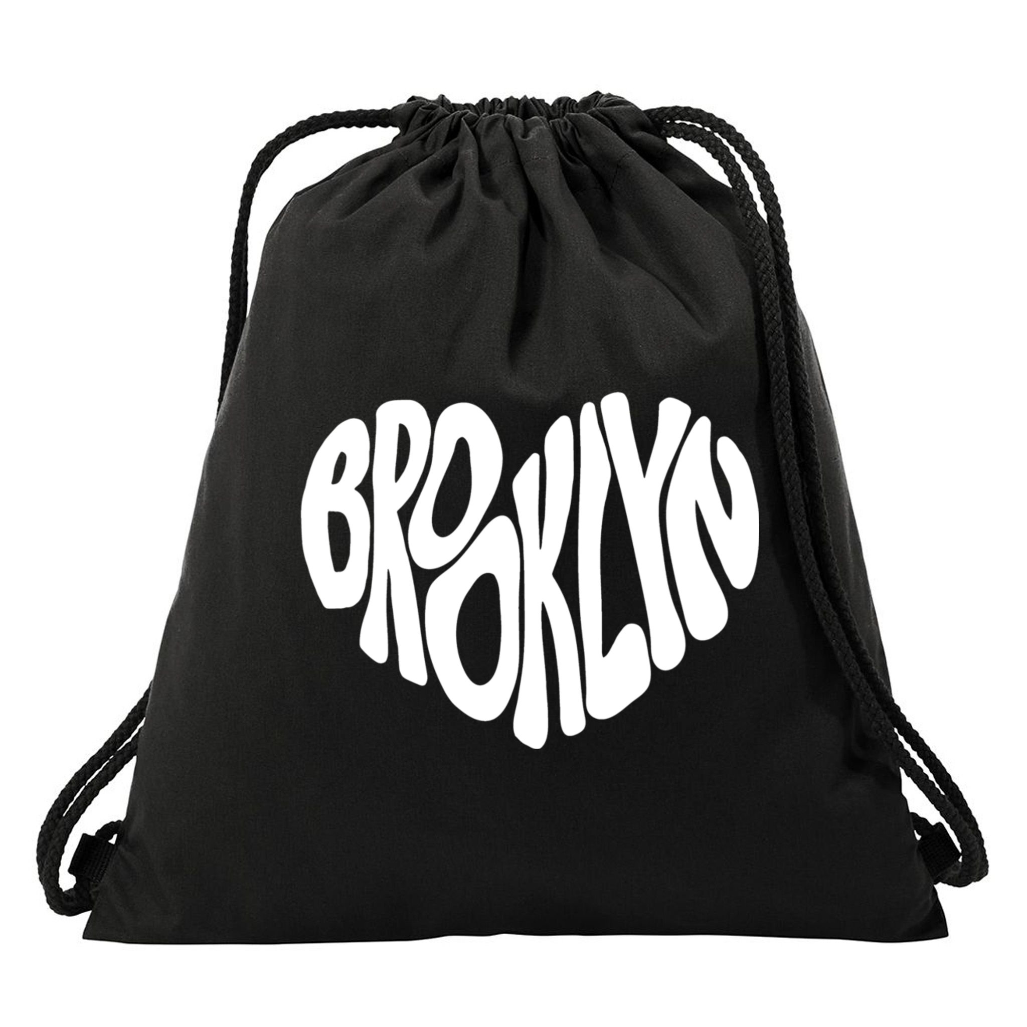 I Love Brooklyn New York Nyc Gifts Drawstring Bag