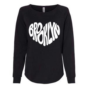 I Love Brooklyn New York Nyc Gifts Womens California Wash Sweatshirt