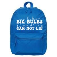 I Like Big Bulbs And I Cannot Lie Funny Holiday Christmas Gift 16 in Basic Backpack