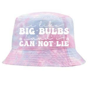 I Like Big Bulbs And I Cannot Lie Funny Holiday Christmas Gift Tie-Dyed Bucket Hat