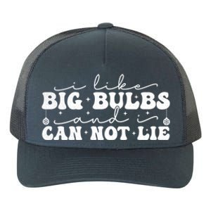 I Like Big Bulbs And I Cannot Lie Funny Holiday Christmas Gift Yupoong Adult 5-Panel Trucker Hat