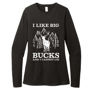 I Like Big Bucks And I Cannot Lie Hunting Gift Womens CVC Long Sleeve Shirt