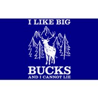 I Like Big Bucks And I Cannot Lie Hunting Gift Bumper Sticker