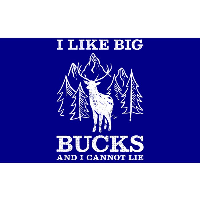 I Like Big Bucks And I Cannot Lie Hunting Gift Bumper Sticker