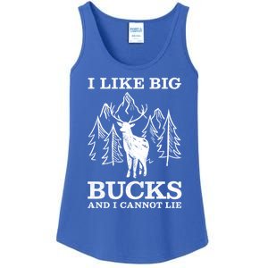 I Like Big Bucks And I Cannot Lie Hunting Gift Ladies Essential Tank