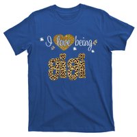 I Love Being Gigi Leopard Plaid Christmas Gift T-Shirt