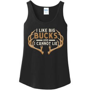 I Like Big Bucks And I Cannot Lie Hunter Deer Hunting Ladies Essential Tank