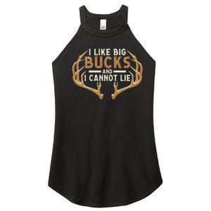 I Like Big Bucks And I Cannot Lie Hunter Deer Hunting Women's Perfect Tri Rocker Tank